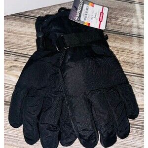New Manzella Men's LARGE Black Gore-tex Typhoon Warmest Insulated Gloves